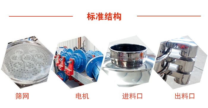 标准筛，筛网，电机，进料口，出料口